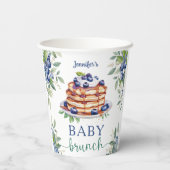 Blueberry Baby Brunch Boy Baby Shower 紙コップ (裏面)