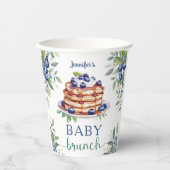 Blueberry Baby Brunch Boy Baby Shower 紙コップ (正面)