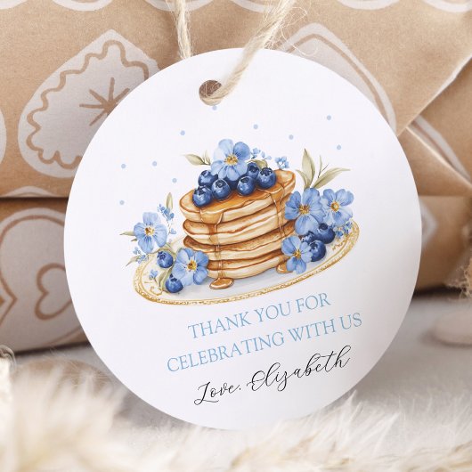 Blueberry Baby Brunch Thank You フェイバータグ