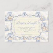 Blueberry Baby Canopy Toile Diapper Raffle エンクロージャーカード (正面)