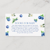 Blueberry Baby Shower Books for Baby エンクロージャーカード (正面)