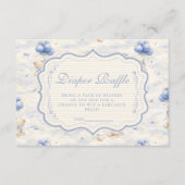 Blueberry Balloon Teddy Toile Diapper Raffle エンクロージャーカード (正面)