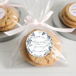 Blueberry Berry Thank You Berry Much ラウンドシール