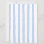 Blueberry Birthday boy Trivia Trio Game card シーズンカード (裏面)