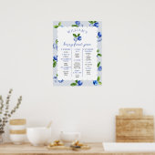 Blueberry Boy 1st Year Milestone ポスター (キッチン)