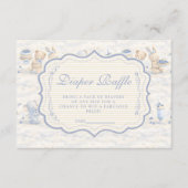 Blueberry Bunny Teddy Toile Diapper Raffle エンクロージャーカード (正面)