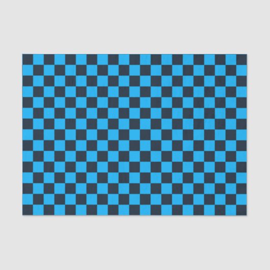 Blueberry checkered pattern 薄葉紙 (正面)
