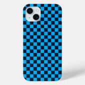 Blueberry checkered pattern Case-Mate iPhoneケース (裏面)