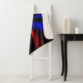 Blueberry Color Abstract Sherpa Blanket シェルパブランケット (インサイチュ)