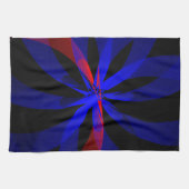 Blueberry Color Center Geometric Kitchen Towel キッチンタオル (横)