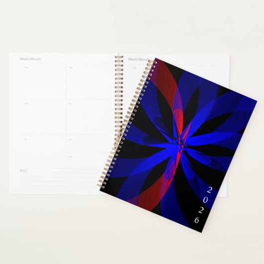 Blueberry Color Center Geometric Spiral Planner プランナー手帳 (ディスプレー)