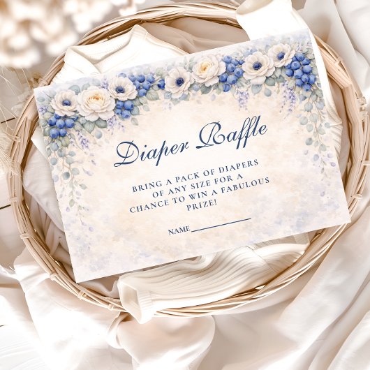 Blueberry Cottage Garden Diapper Raffle エンクロージャーカード