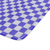 Blueberry cream checkered pattern カッティングボード (角)