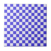 Blueberry cream checkered pattern タイル (正面)