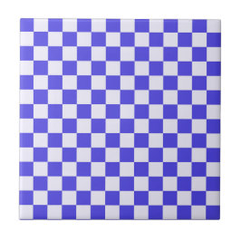 Blueberry cream checkered pattern タイル