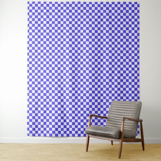Blueberry cream checkered pattern タペストリー (インサイチュ)