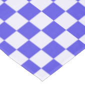 Blueberry cream checkered pattern テーブルクロス (アングル)