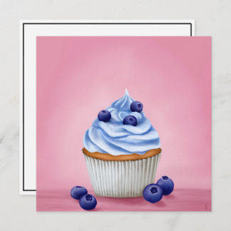 Blueberry cupcake