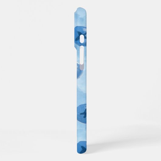 Blueberry Cute Cat Phone Case Kawaii Kitten  iPhoneケース (左側面)