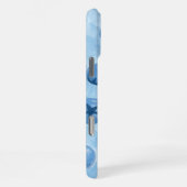 Blueberry Cute Cat Phone Case Kawaii Kitten  iPhoneケース (右側面)