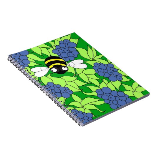 Blueberry Delight Journal ノートブック (右側)