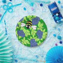 Blueberry Delight Paper Plates