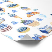 Blueberry Dessert Lover’s ポスター (角)