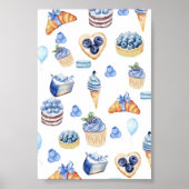 Blueberry Dessert Lover’s ポスター (正面)