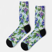 Blueberry Fruit Socks ソックス (左)