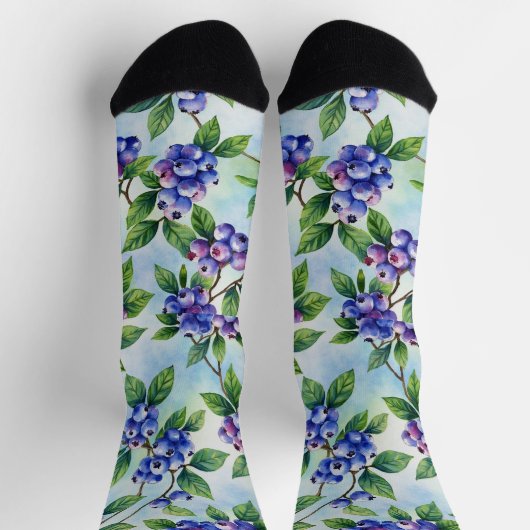 Blueberry Fruit Socks ソックス (上部)