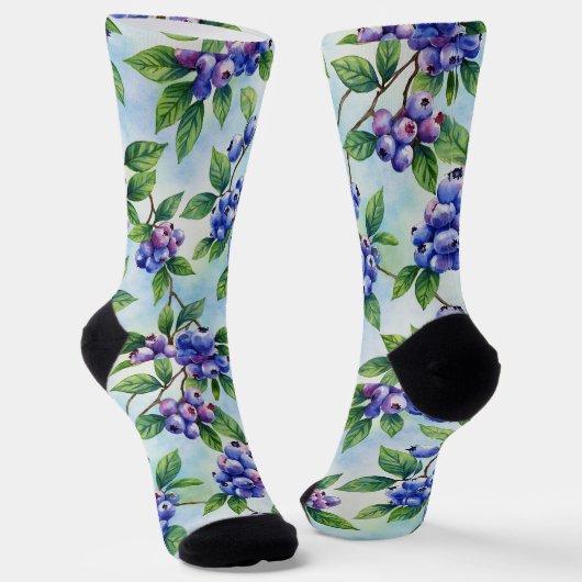 Blueberry Fruit Socks ソックス (傾斜あり)