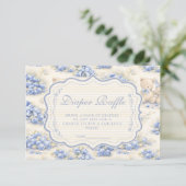 Blueberry Garden Teddy Toile Diapper Raffle エンクロージャーカード (スタンド正面)