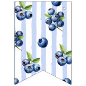 Blueberry Happy Birthday bunting banner バンティングフラッグ (第1の旗)