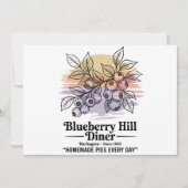 Blueberry Hill Diner 招待状 (正面)