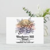 Blueberry Hill Diner 招待状 (スタンド正面)