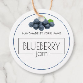 Blueberry Jam製品カスタムラベルつるラベル フェイバータグ