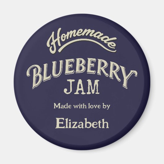 Blueberry Jam マグネット (正面)