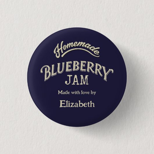 Blueberry Jam 缶バッジ (正面)