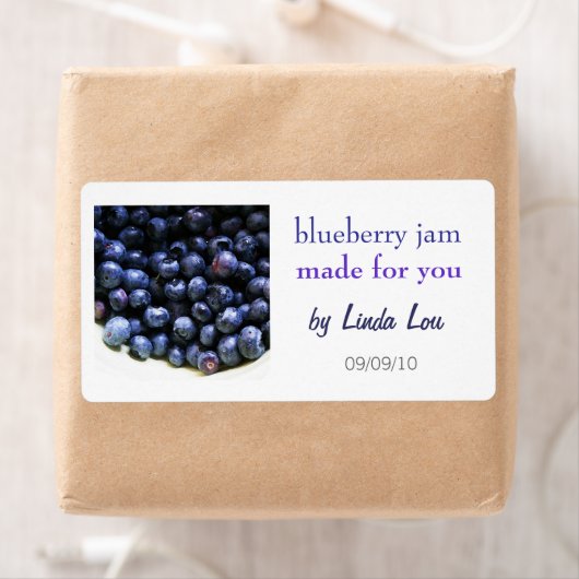Blueberry Jam Preserveラベル ラベル (インサイチュ)