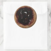 Blueberry Kolacheスタンプ ラウンドシール (バッグ)