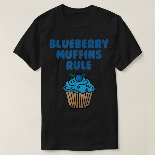 Blueberry Muffins Cute Blueberries Eater Berry Lov Tシャツ (デザイン正面)