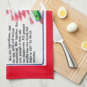 Blueberry Muffins Recipe キッチンタオル (四つ折り)