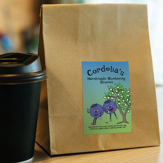 Blueberry Palsマンガおもしろいーのジャムスコーンと続く フードラベル