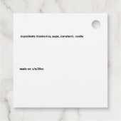 Blueberry Pals Cartoon Jam PieおもしろいとMore フェイバータグ (裏面)