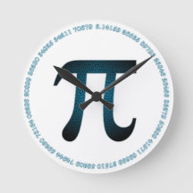 Blueberry Piアクリル壁時計イン白