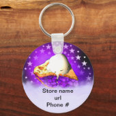 Blueberry Pie Keychainがビジネスを促進 キーホルダー (正面)