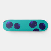 Blueberry Pop – Minimal Fruit Pattern Skateboard スケートボード (横)