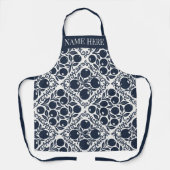 Blueberry Rustic Farmhouse French Country Recipe エプロン (正面)