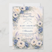 Blueberry Story Garden Baby Shower 招待状 (正面)