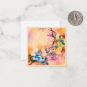Blueberry Sunshine — Botanical Watercolour Cards ノートカード (正面/裏面インサイチュ)